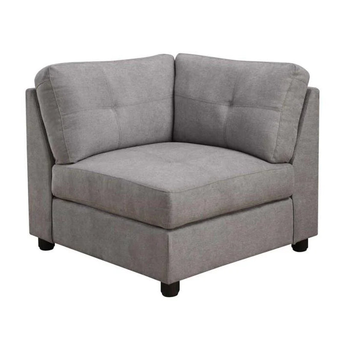 Claude modular sectional corner chair dove grey NEW CO-551005