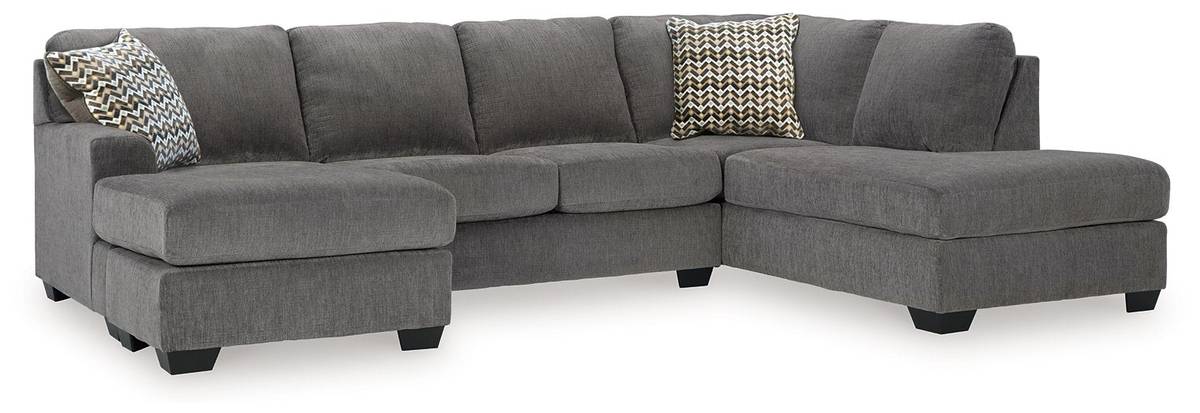 NEW Ashley Riverfield Sectional Sofa Couch with Double Chaise AY-70097