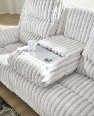 Rhines Falls Power Reclining Sofa with Drop Down Table