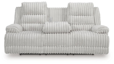 Rhines Falls Power Reclining Sofa with Drop Down Table