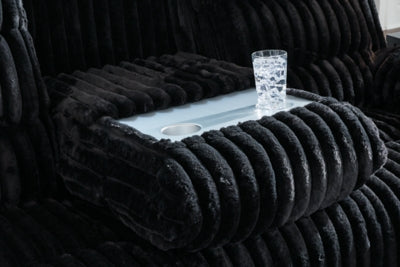 Rhine Falls Power Reclining Sofa with Drop Down Table