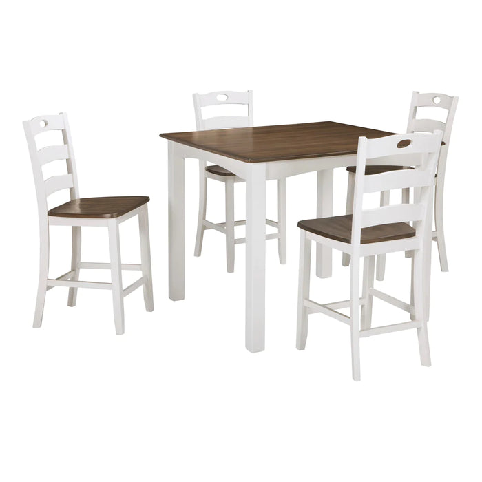 Woodanville farmhouse two tone counter height dining 5pc set NEW AY-D335-223