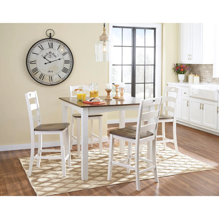 Woodanville farmhouse two tone counter height dining 5pc set NEW AY-D335-223