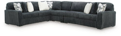 Midnight-Madness Sectional - Gunmetal