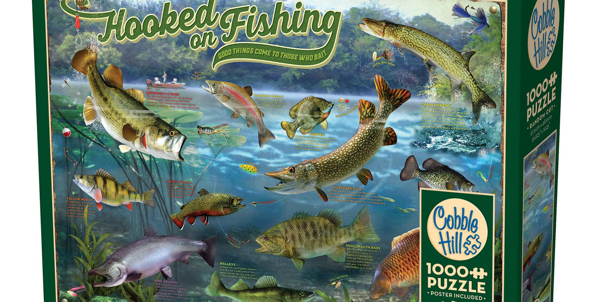 Hooked on Fishing 1000pc puzzle