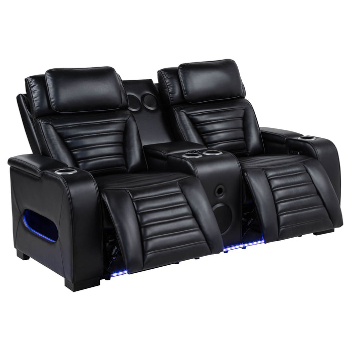 Zuma Dual Power Reclining Loveseat