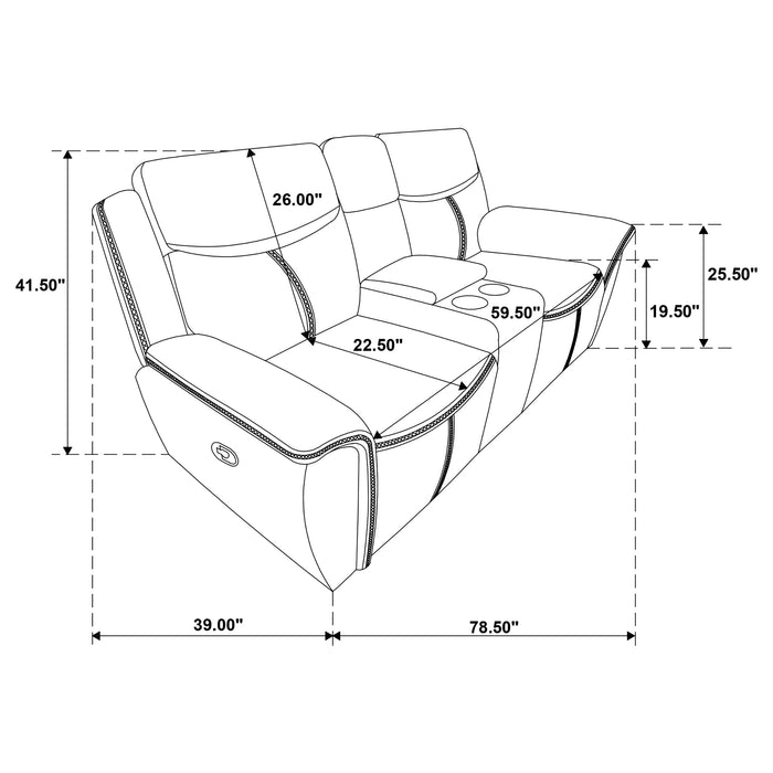 Sloane Reclining Sofa Set