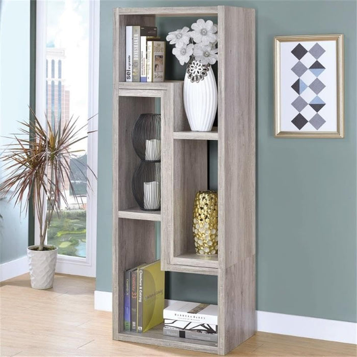 Bookcase/TV console grey NEW CO-802330