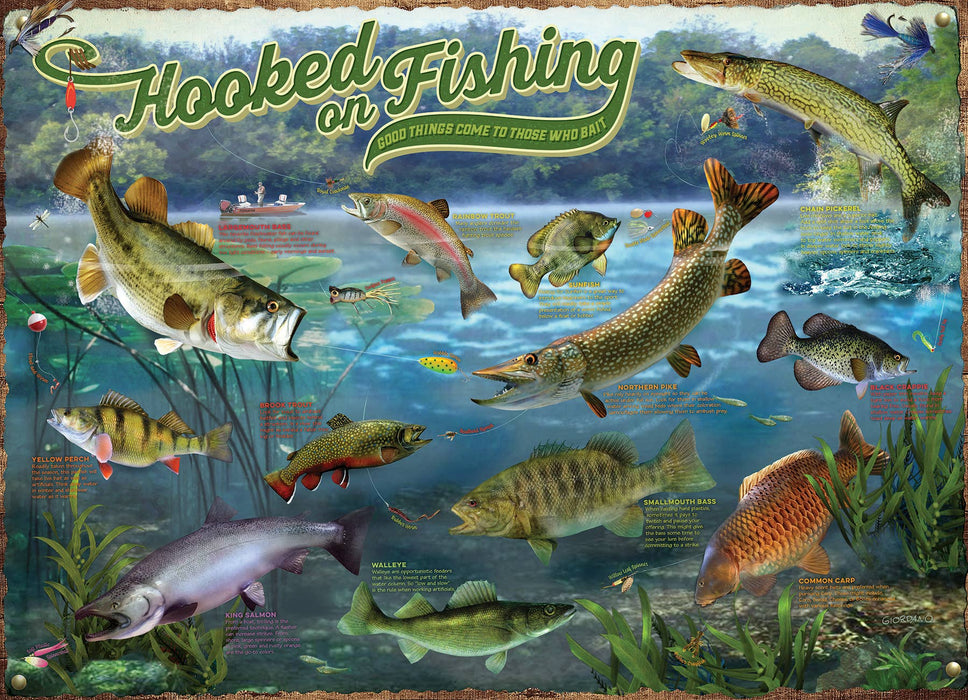 Hooked on Fishing 1000pc puzzle