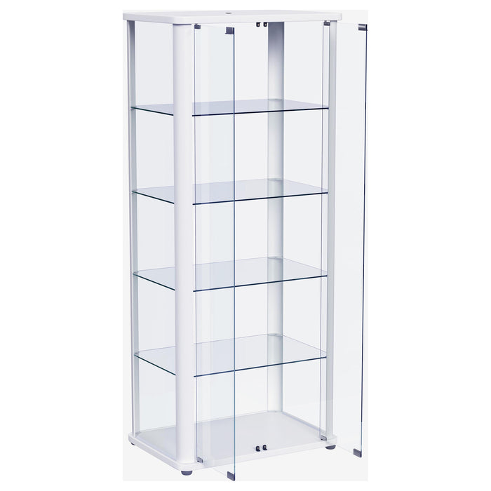 Aero Curio Cabinet with LED Lighting