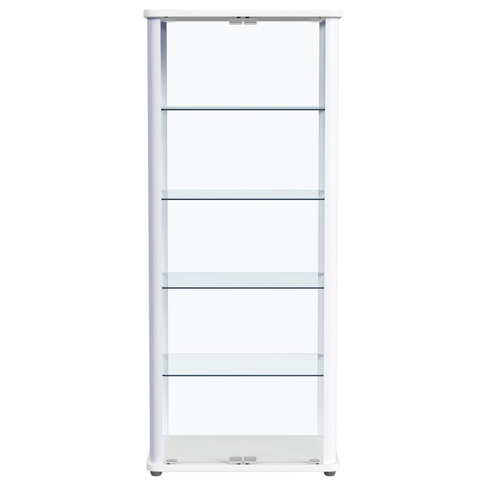 Aero Curio Cabinet with LED Lighting
