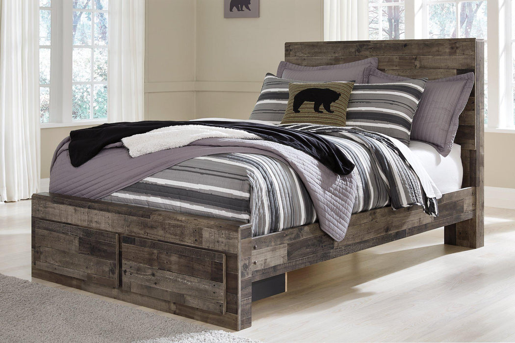 Derekson Bed with 2 Storage Drawers