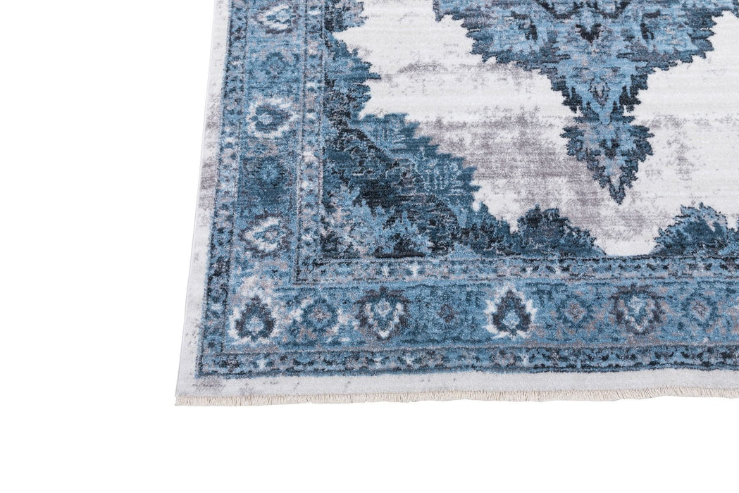 Persian Weavers Ashton 566  Glacier blue grey/gray rug 5x7 NEW PW-AS568GL5x7