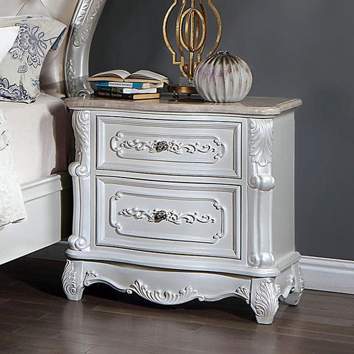 ROSALIND Night Stand, Pearl White image