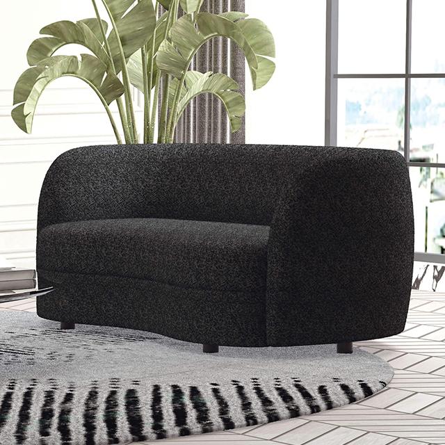 VERSOIX Loveseat, Black image