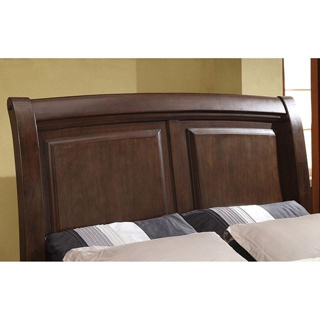 Litchville Brown Cherry Cal.King, E.King, & Queen Bed