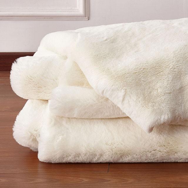 Caparica Off White Throw, Off White