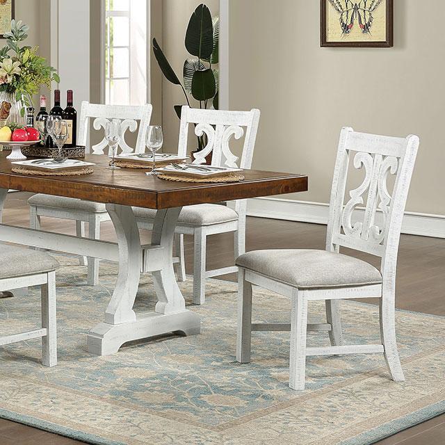 Auletta Transitional Dining Table Round & Squre