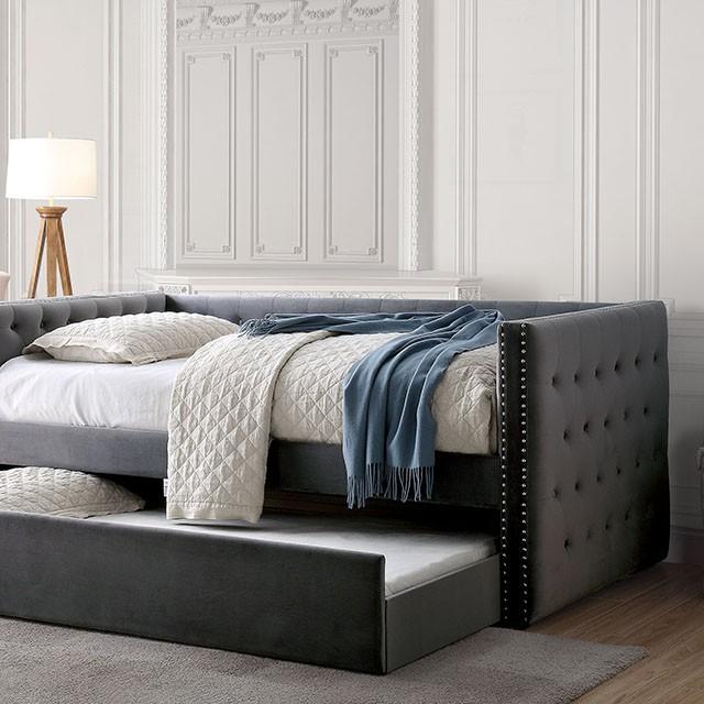Susanna Gray Daybed w/ Trundle, Gray