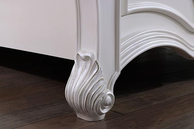 Francione Bed Chrome & Cherry