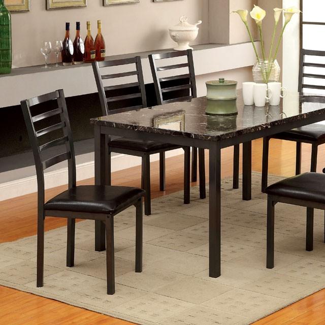 COLMAN Black 60" Dining Table