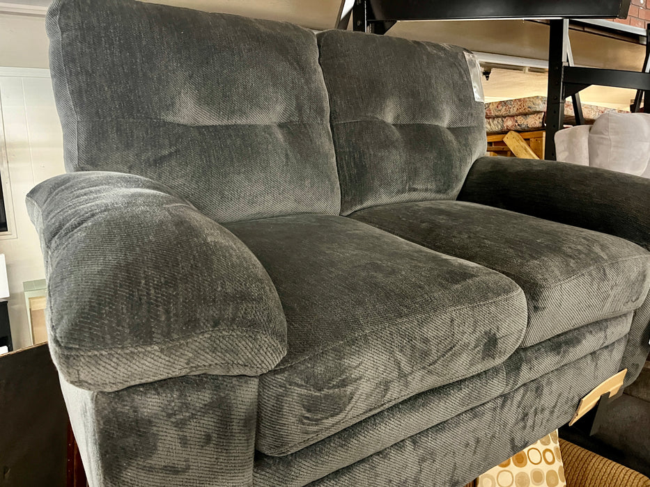 NEW Fairbairn charcoal gray/grey loveseat by Coaster CO-506585