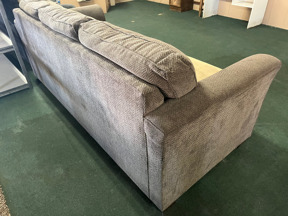 Two tone sofa seats 3 AS IS 32590
