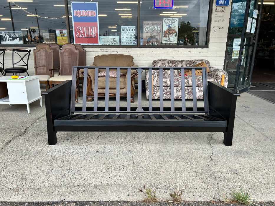 Black futon frame 34166