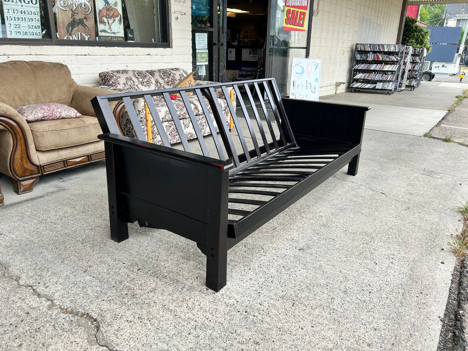 Black futon frame 34166