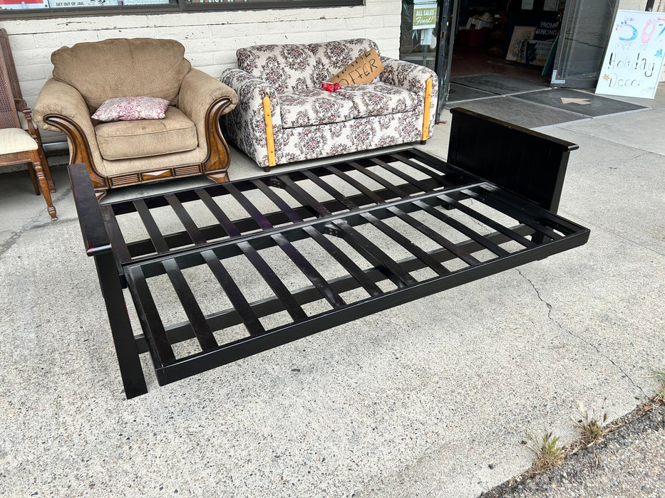 Black futon frame 34166