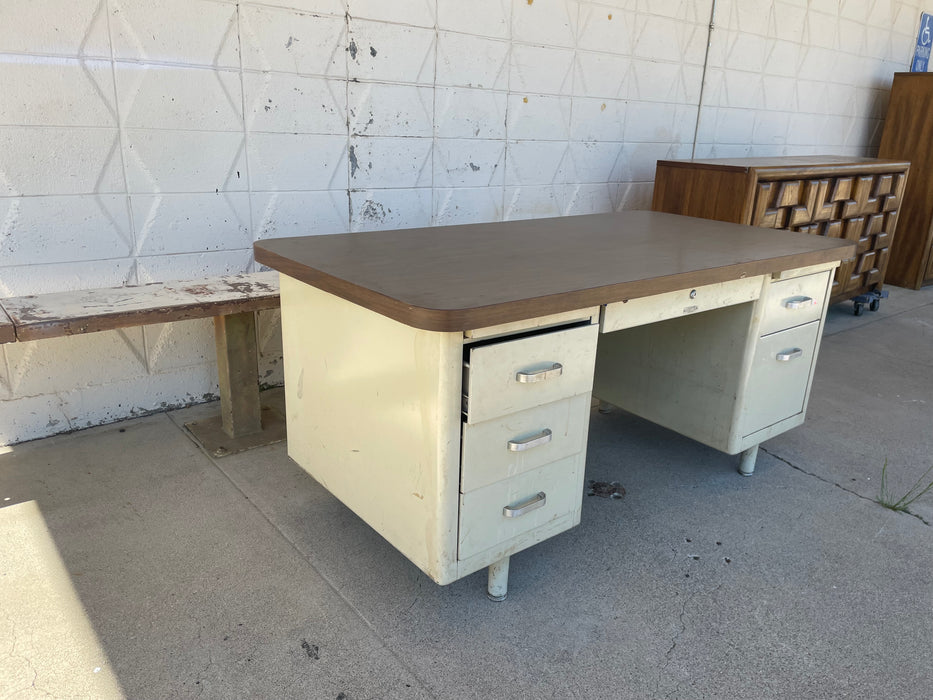 Metal 6-drawer desk 32259