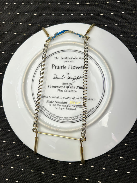 "Prairie Flower" Hamilon Collectors plate 3557M by Daniel Wright  34185