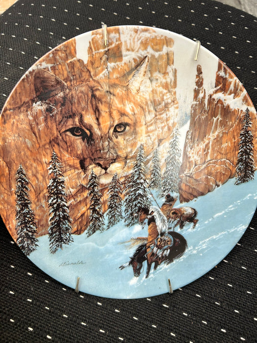 "Canyon of the Cat" Collectors 17567H plate by Julie Kramer Cole 34186