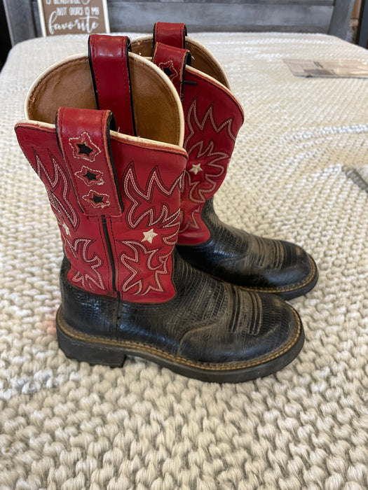 Ariat red boots size 5 1/2 B 32282