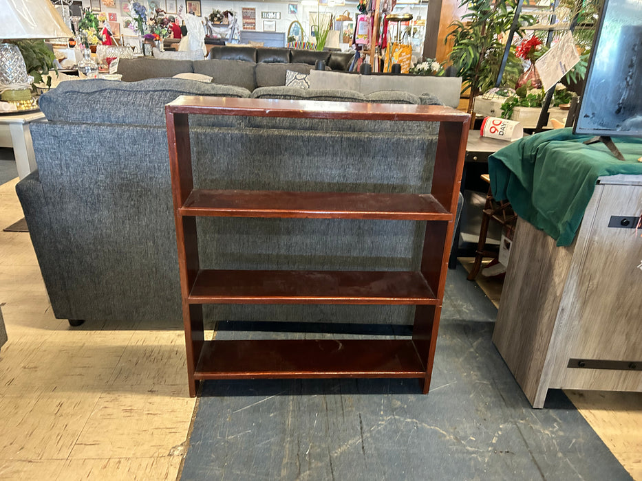 3 tier narrow wood bookcase/bookshelf/book case/shelf 34197