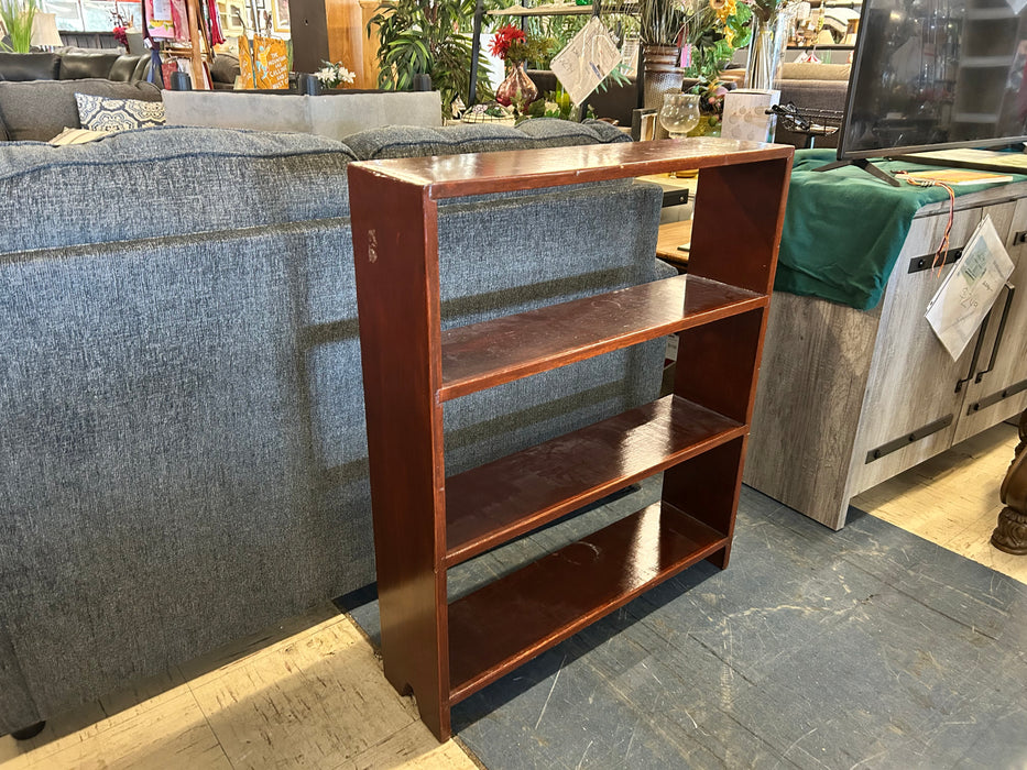 3 tier narrow wood bookcase/bookshelf/book case/shelf 34197