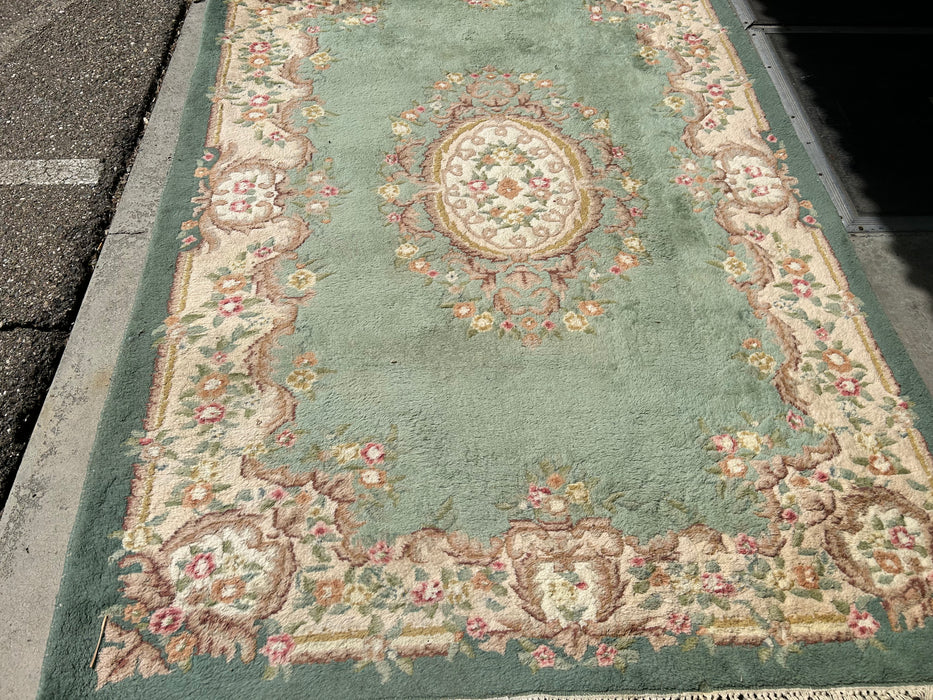 Virginia wool floral 6x9 area rug 34203