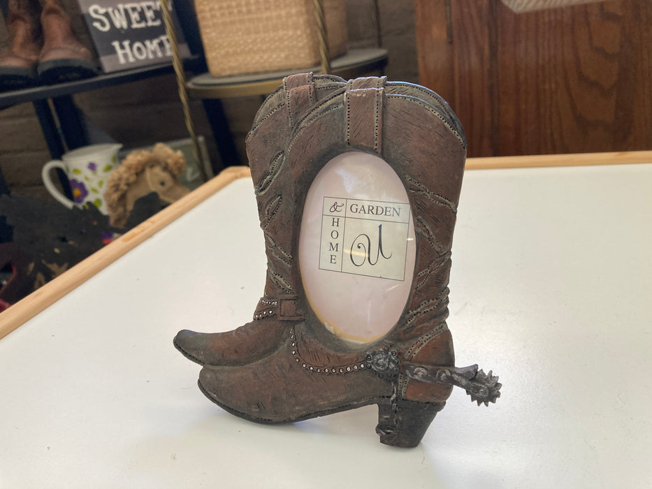 Boot picture frame 32305