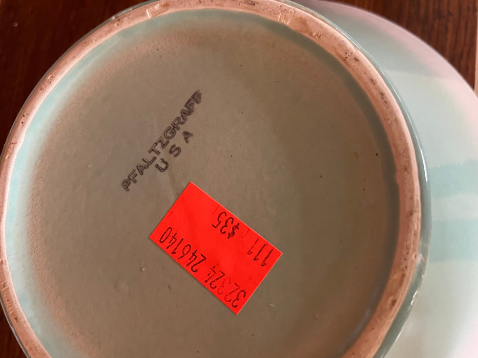 Vintage Pfaltzgraff aqua ombre bowl set 32324