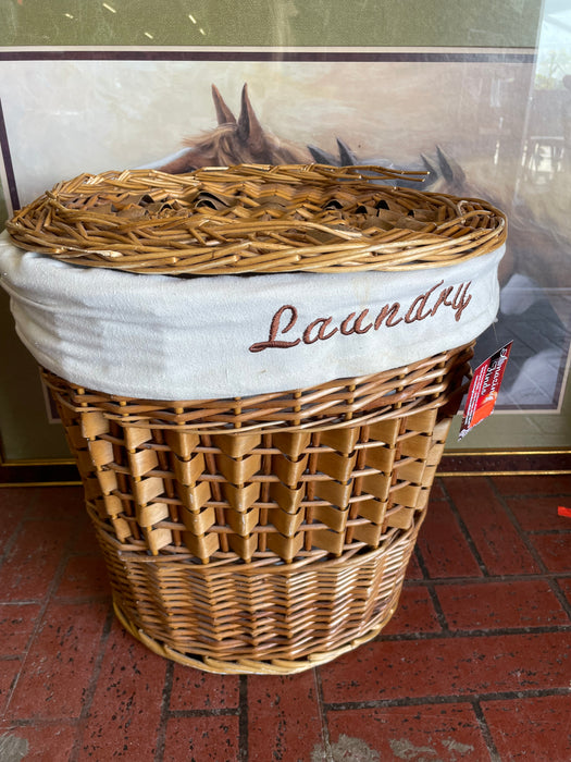 Wicker laundry basket 32326