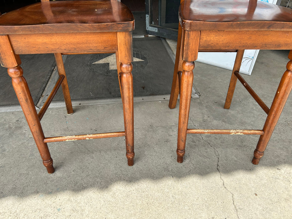 Solid wood barstools 24 inch seat height 34208