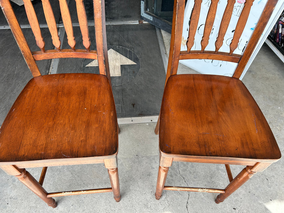 Solid wood barstools 24 inch seat height 34208