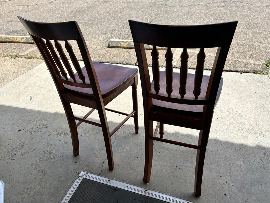 Solid wood barstools 24 inch seat height 34208
