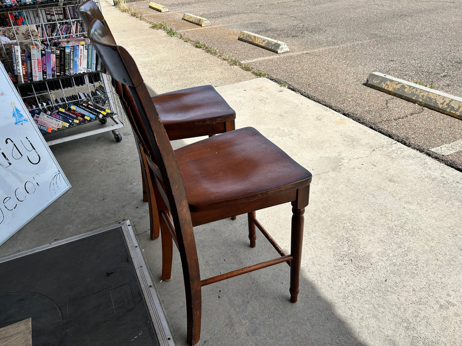 Solid wood barstools 24 inch seat height 34208