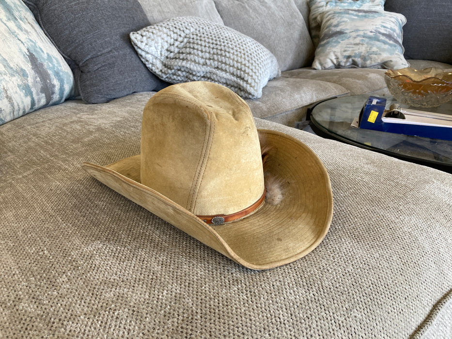 GR suede cowboy western hat 32371