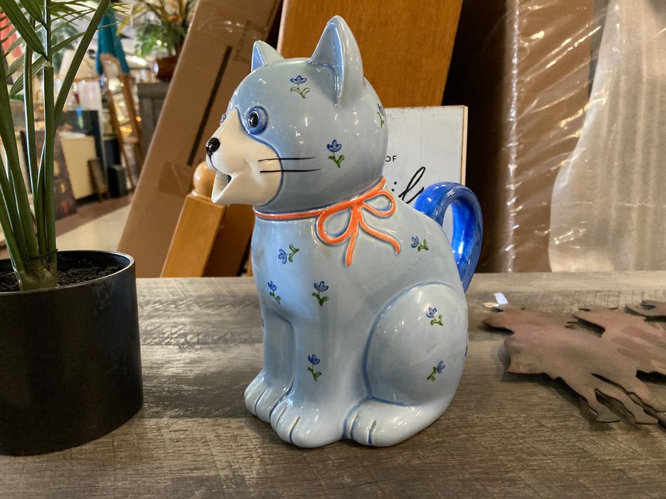 Vintage Otigiri Japanese cat pitcher kitten teapot 32402