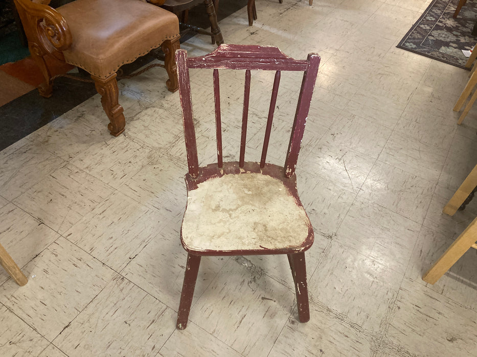 Wood kitchen or dining chair AS IS 31250