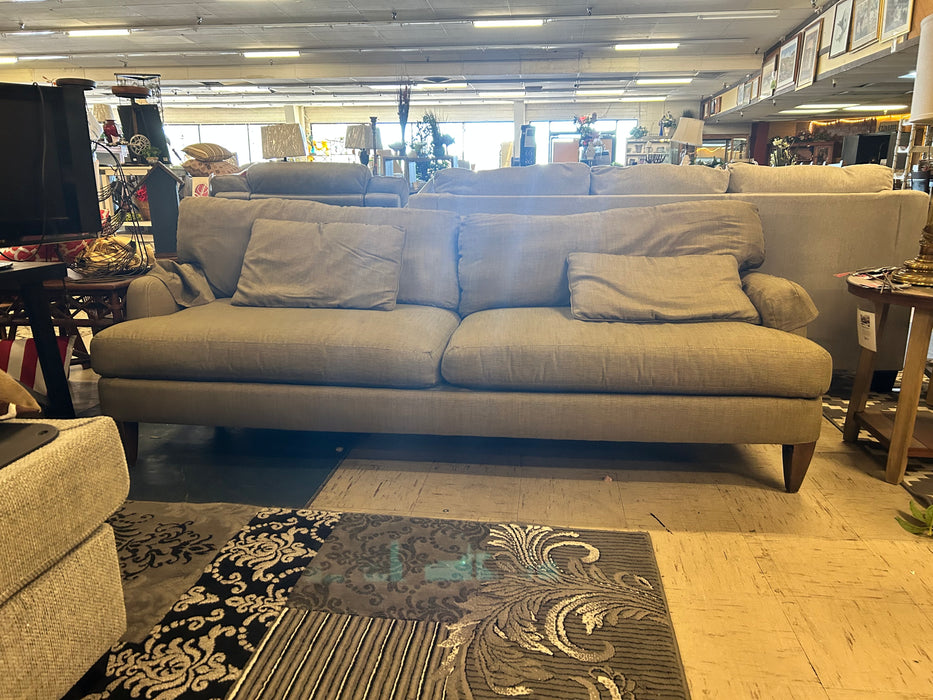 Olive green sofa couch 33814