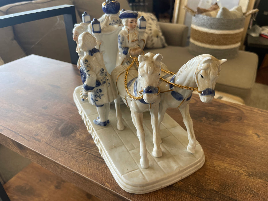 German porcelain carriage princess figurine 32939