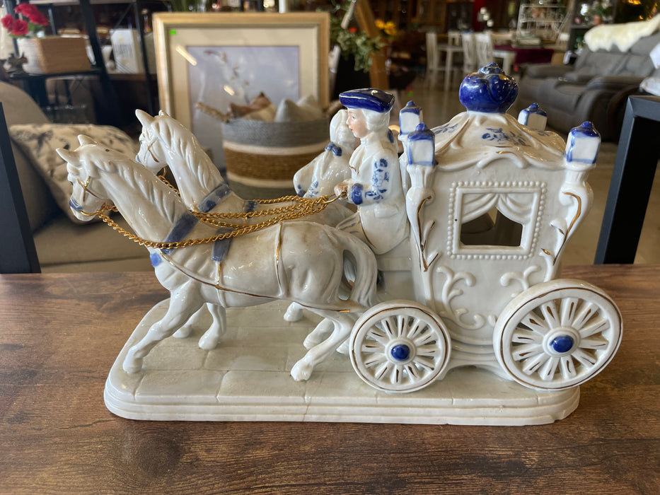 German porcelain carriage princess figurine 32939